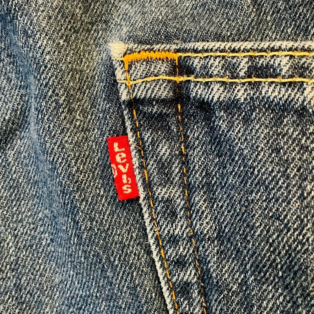 Levi's 505 Regular‎ Fit Jeans Mens 36x32 Medium Wash Straight Leg Cotton Denim